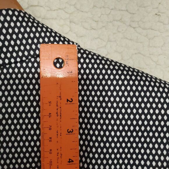 Worthington Women's Blazer Size 8 Black & White Diamond 2 Button Lined Jacket - Picture 5 of 14